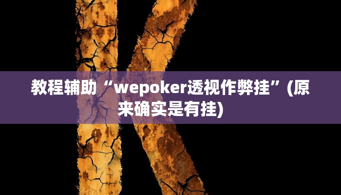 实测教程”贵州麻将开挂神器”确实真的有挂
