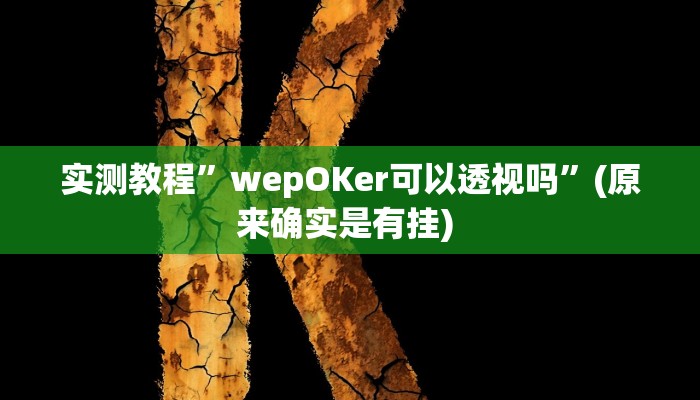 实测教程”微乐斗地主小程序必赢神器免费”确实真的有挂
