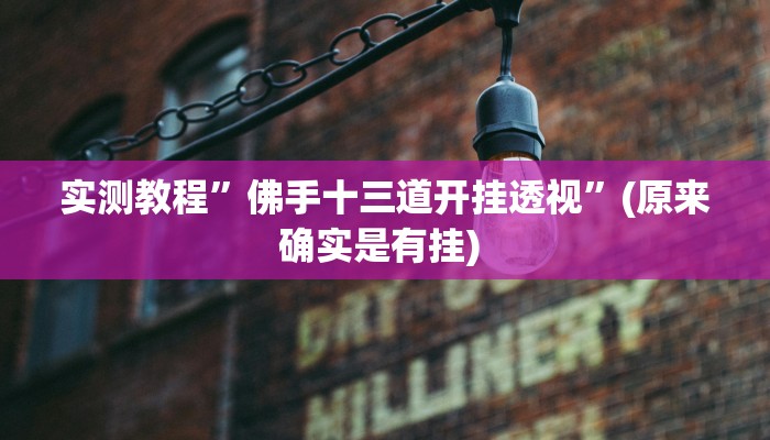 辅助神器“边锋干瞪眼小程序作弊”其实确实有挂