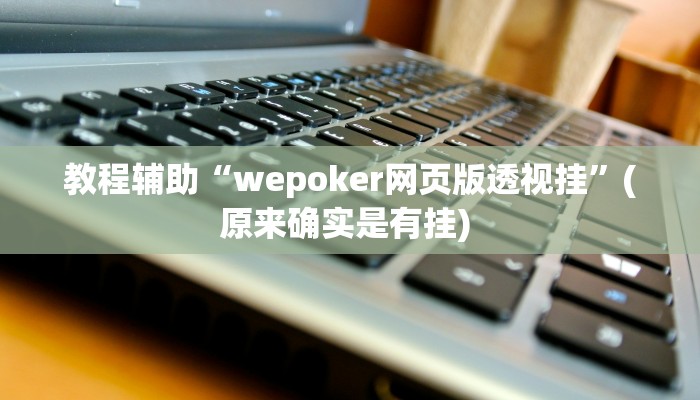 实测教程”wepoker透视底牌脚本”确实真的有挂