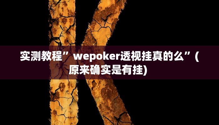 实测教程”新人皇拼十挂怎么安装”确实真的有挂