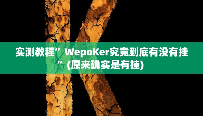 实测教程”欢乐棋牌跑得快有挂吗”确实真的有挂