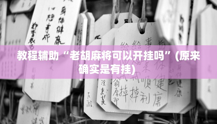 实测教程”山西扣点点赢牌诀窍”确实真的有挂