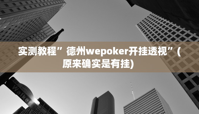 实测教程”17麻将挂怎么安装”确实真的有挂