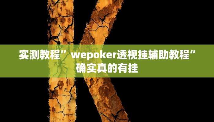 实测教程”激情十三张用挂开挂软件”确实真的有挂