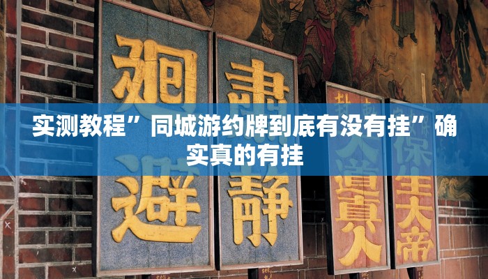 实测教程”德扑圈作弊透视”确实真的有挂