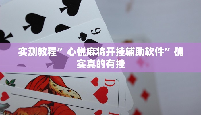 实测教程”德扑之星辅助作弊透视挂”确实真的有挂