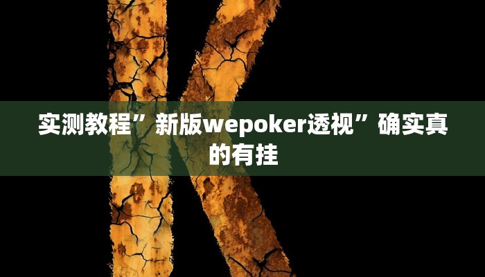 实测教程”智星德州菠萝开挂怎么使用的”确实真的有挂