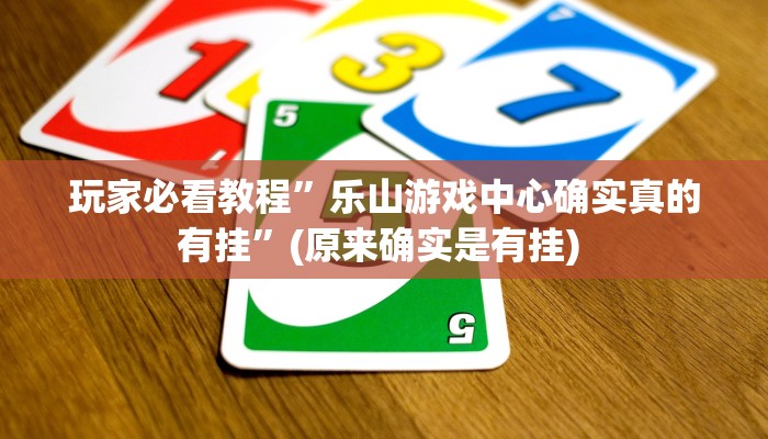 辅助神器“乐山贰柒拾开挂神器”详细开挂教程