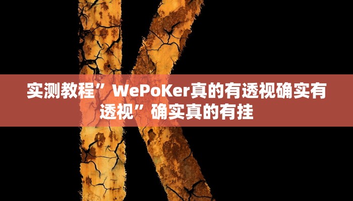 实测教程”左右棋牌开挂神器”确实真的有挂