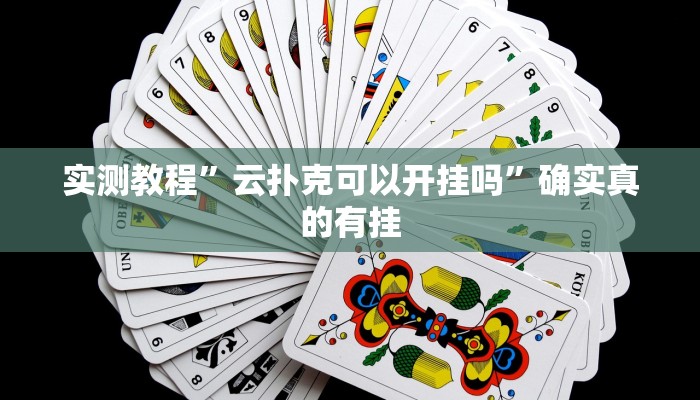实测教程”云扑克可以开挂吗”确实真的有挂