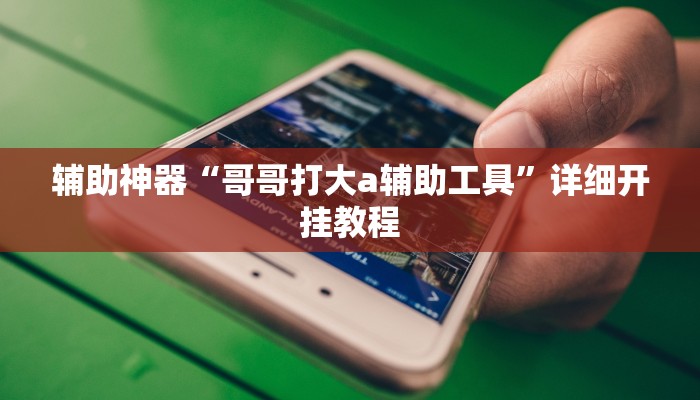 辅助神器“哥哥打大a辅助工具”详细开挂教程