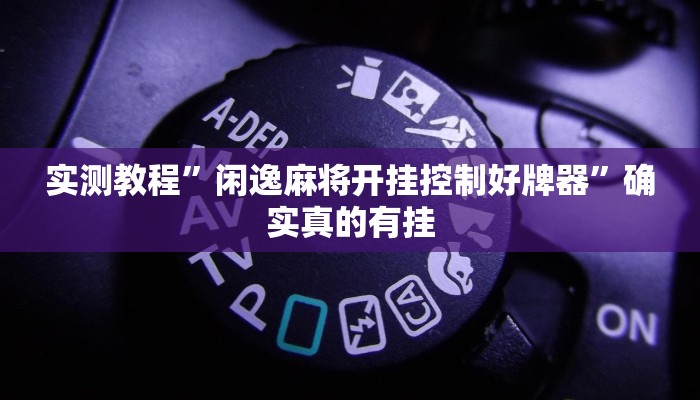 实测教程”闲逸麻将开挂控制好牌器”确实真的有挂