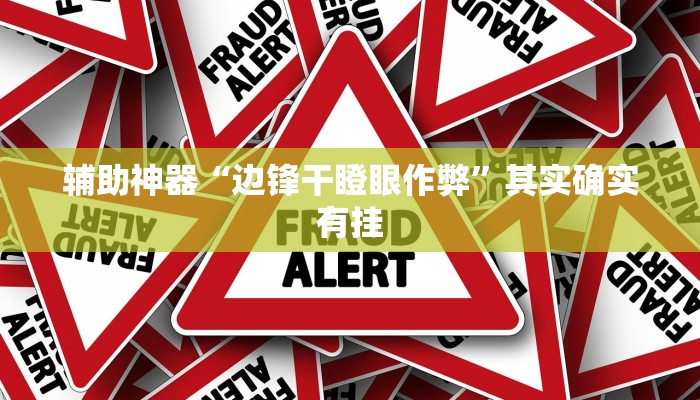 辅助神器“边锋干瞪眼作弊”其实确实有挂