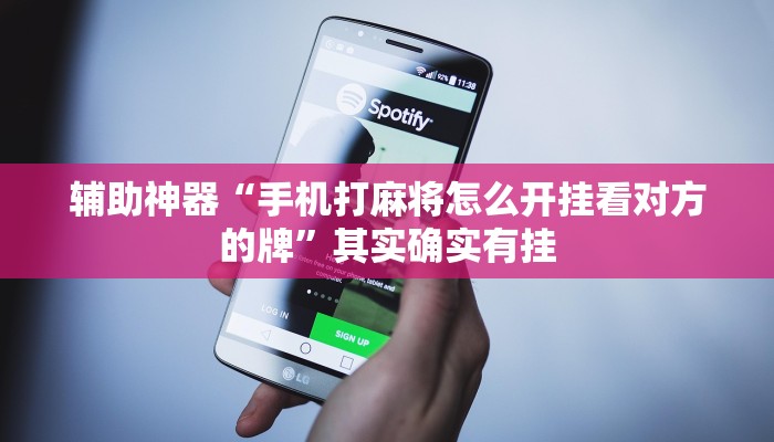 辅助神器“手机打麻将怎么开挂看对方的牌”其实确实有挂