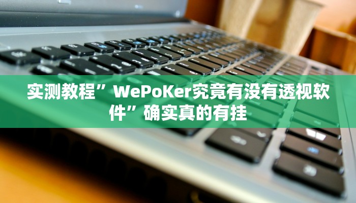 实测教程”WePoKer究竟有没有透视软件”确实真的有挂