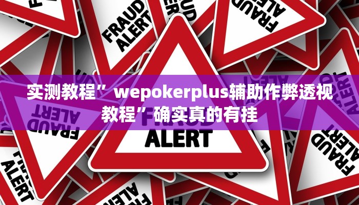 实测教程”wepokerplus辅助作弊透视教程”确实真的有挂