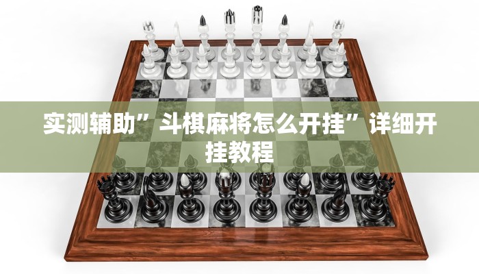 实测辅助”斗棋麻将怎么开挂”详细开挂教程