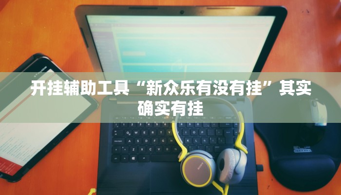 开挂辅助工具“新众乐有没有挂”其实确实有挂