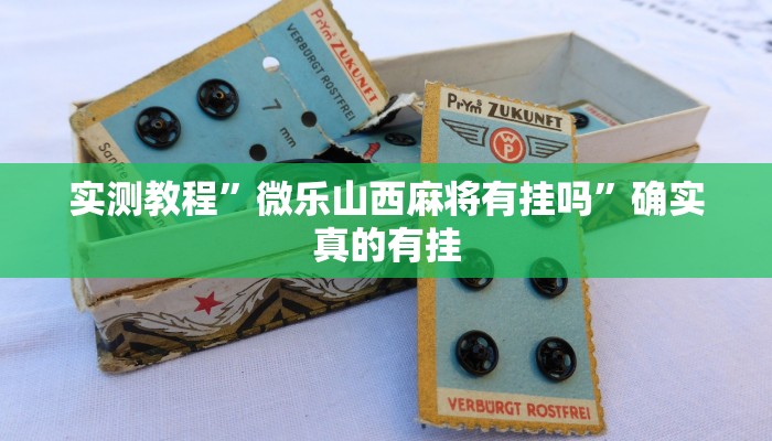 实测教程”微乐山西麻将有挂吗”确实真的有挂