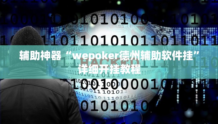 辅助神器“wepoker德州辅助软件挂”详细开挂教程