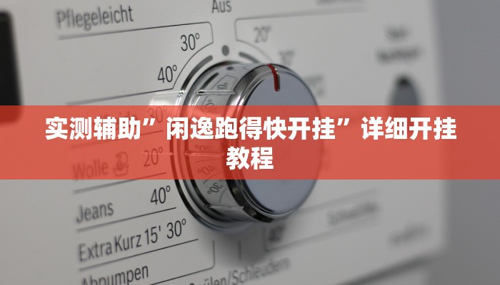 实测辅助”闲逸跑得快开挂”详细开挂教程