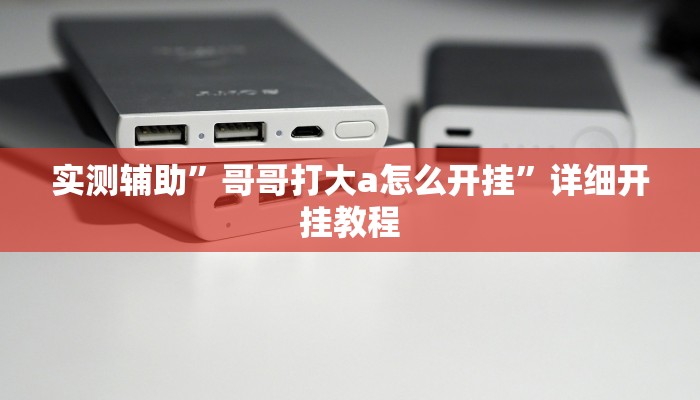 实测辅助”哥哥打大a怎么开挂”详细开挂教程