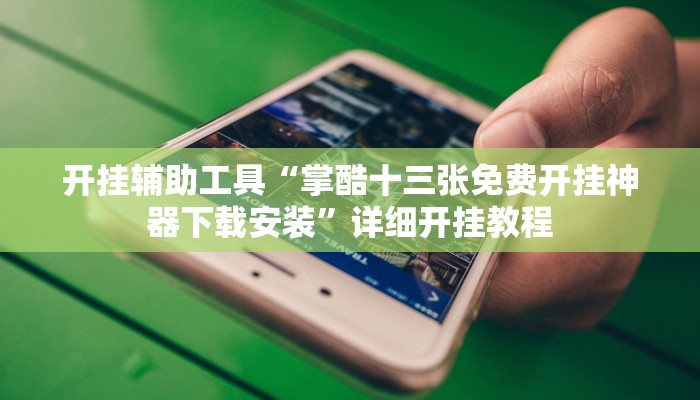 开挂辅助工具“掌酷十三张免费开挂神器下载安装”详细开挂教程