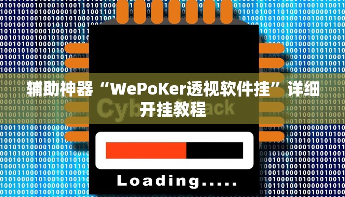 辅助神器“WePoKer透视软件挂”详细开挂教程