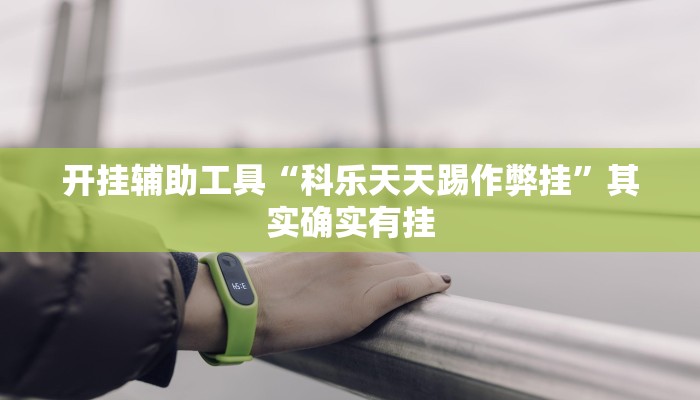 开挂辅助工具“科乐天天踢作弊挂”其实确实有挂