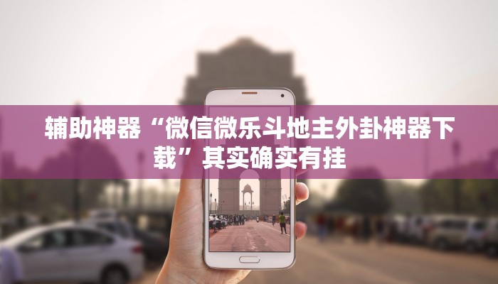 辅助神器“微信微乐斗地主外卦神器下载”其实确实有挂