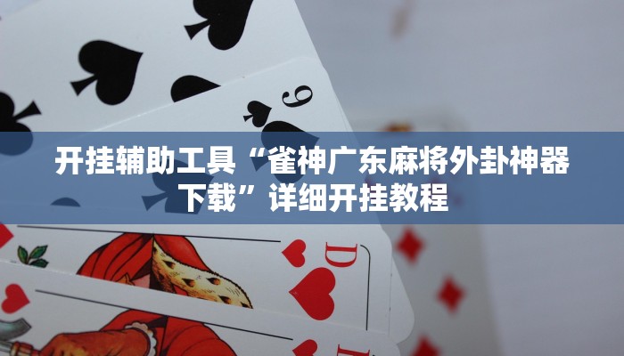 开挂辅助工具“雀神广东麻将外卦神器下载”详细开挂教程