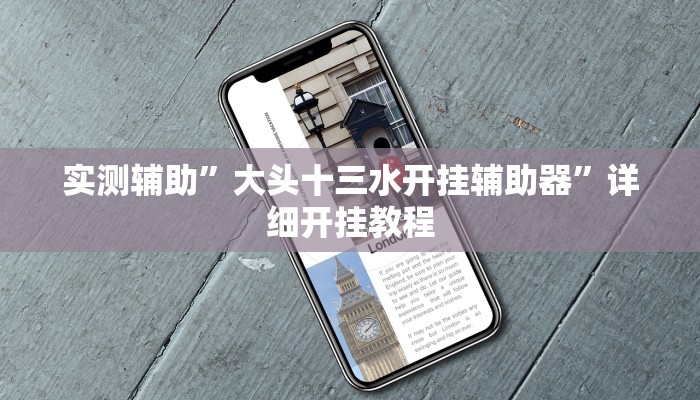 实测辅助”大头十三水开挂辅助器”详细开挂教程