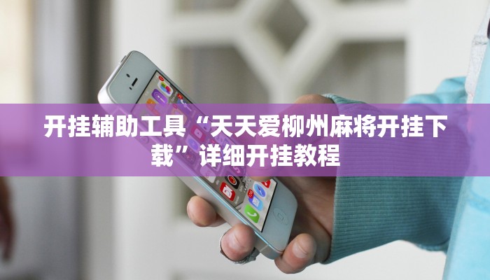 开挂辅助工具“天天爱柳州麻将开挂下载”详细开挂教程