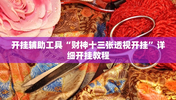 开挂辅助工具“财神十三张透视开挂”详细开挂教程