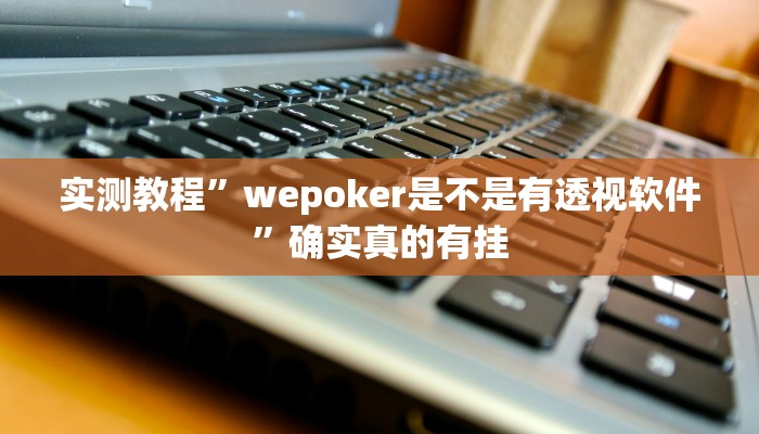 实测教程”wepoker是不是有透视软件”确实真的有挂