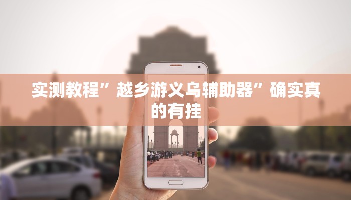实测教程”越乡游义乌辅助器”确实真的有挂
