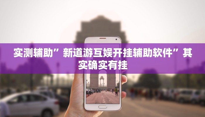 实测辅助”新道游互娱开挂辅助软件”其实确实有挂