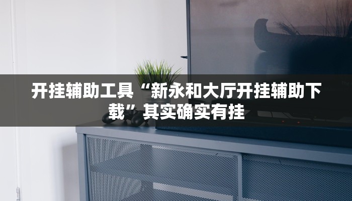 开挂辅助工具“新永和大厅开挂辅助下载”其实确实有挂