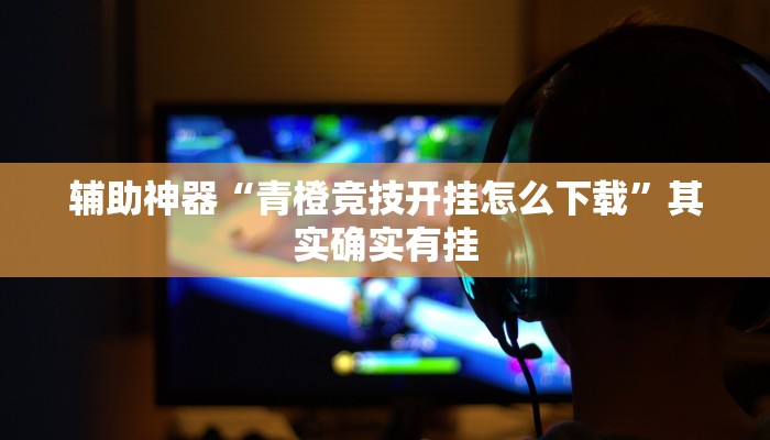 辅助神器“青橙竞技开挂怎么下载”其实确实有挂
